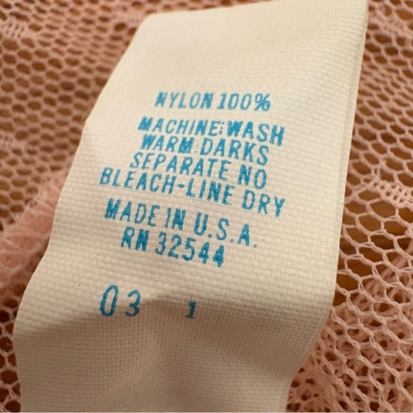 Vintage USA Y2K Babydoll Coquette Mesh Lace Camisole Teddy Chemise Top Peignoir - Picture 10 of 16